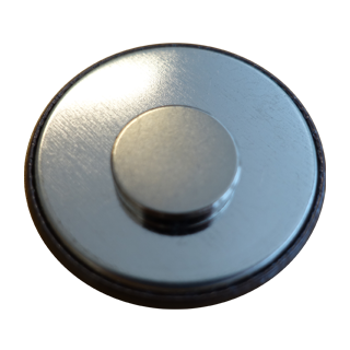 Button mit flacher Rückseite & Kleidermagnet